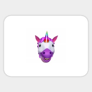 iPhone X emoji unicorn Sticker